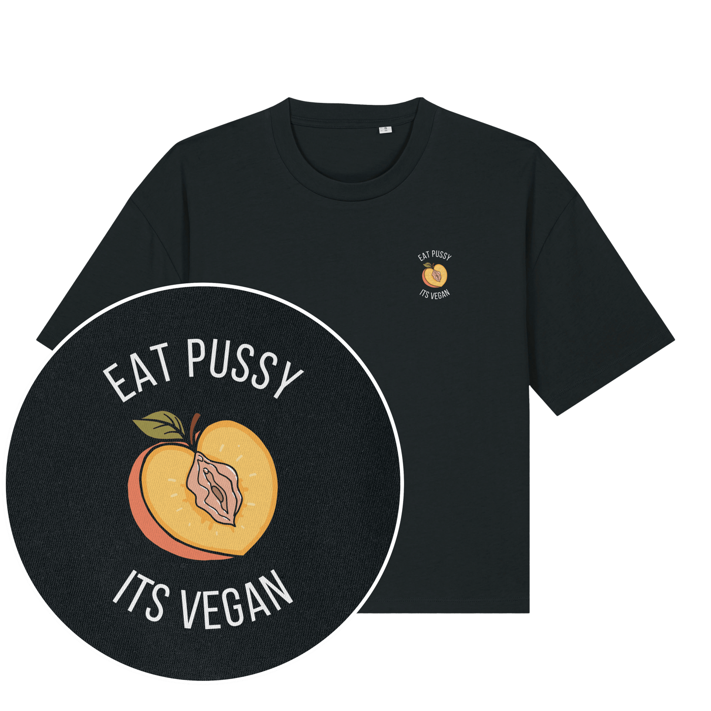 Eat Pussy It's Vegan Women's Boxy T-Shirt - Vegan America