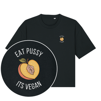 Eat Pussy It's Vegan Women's Boxy T-Shirt - Vegan America