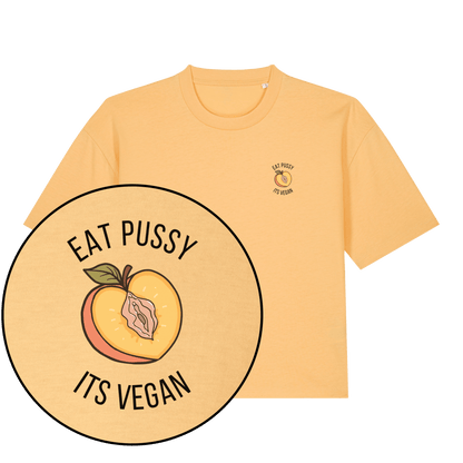 Eat Pussy It's Vegan Women's Boxy T-Shirt - Vegan America