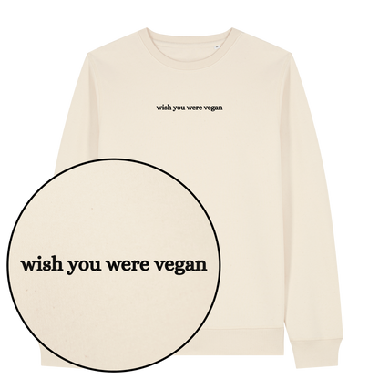 Wish You Were Vegan Sweatshirt