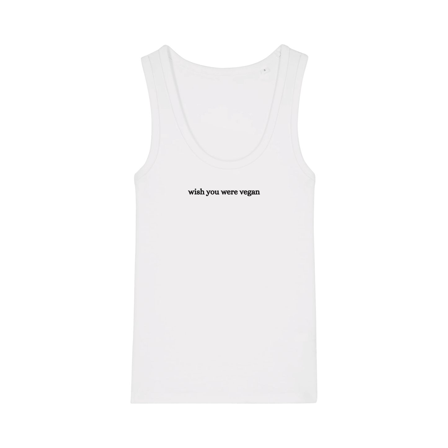 Wish You Were Vegan Women's Tank Top - Vegan America