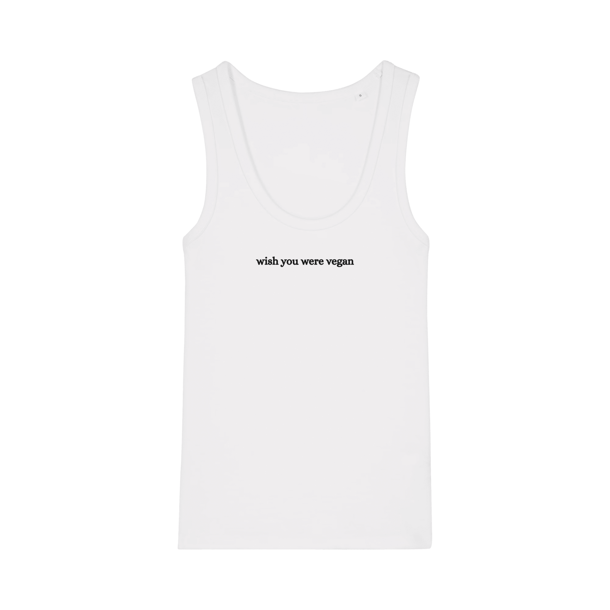 Wish You Were Vegan Women's Tank Top - Vegan America