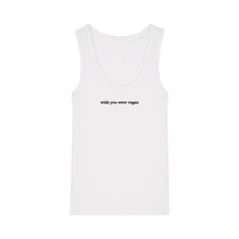 Wish You Were Vegan Women's Tank Top - Vegan America