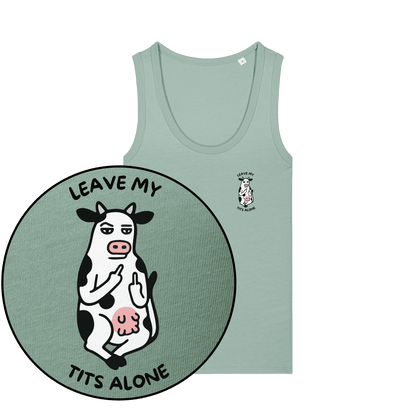Leave My Tits Alone Women's Tank Top - Vegan America