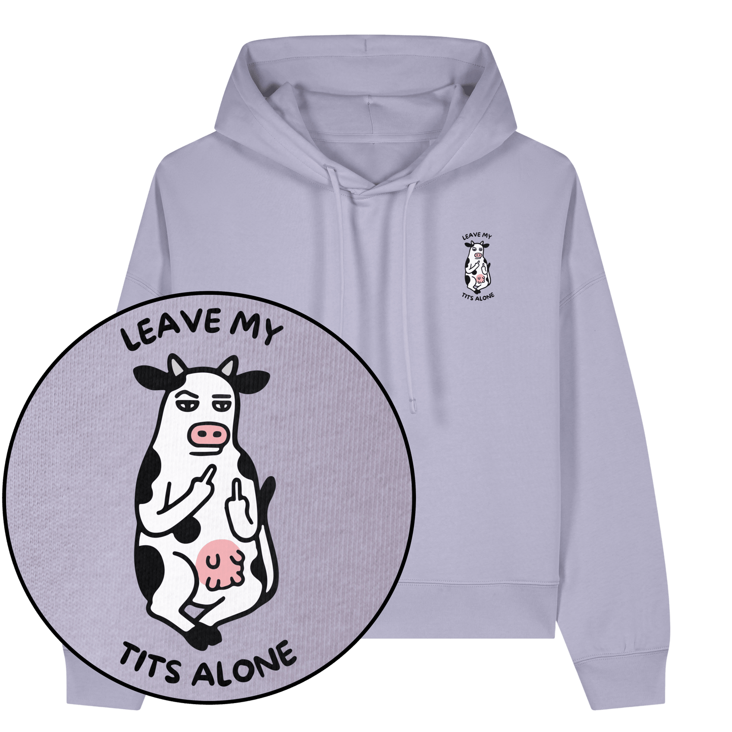 Leave My Tits Alone Women's Hoodie - Vegan America