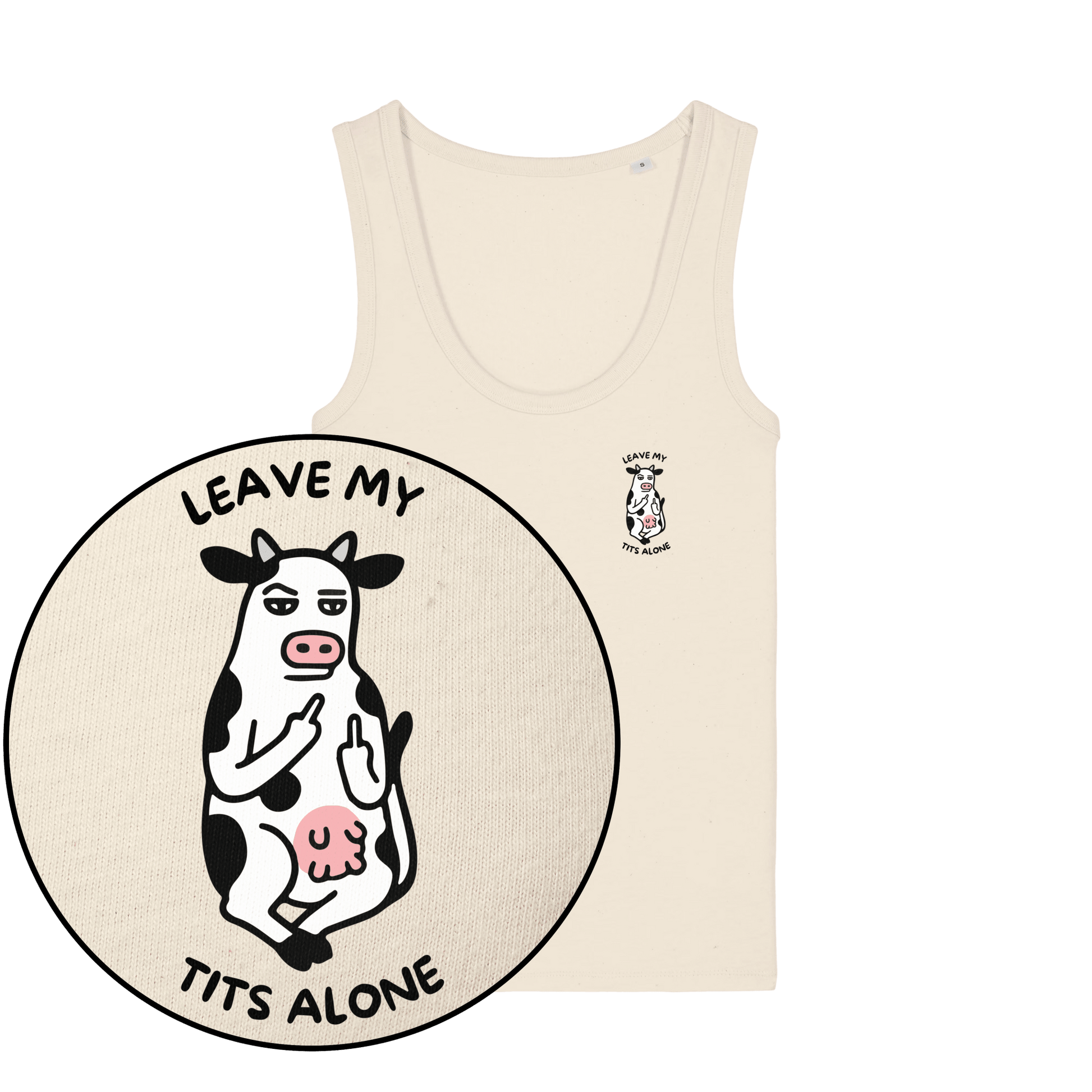 Leave My Tits Alone Women's Tank Top - Vegan America