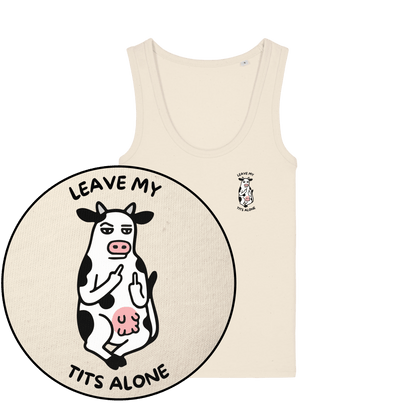 Leave My Tits Alone Women's Tank Top - Vegan America