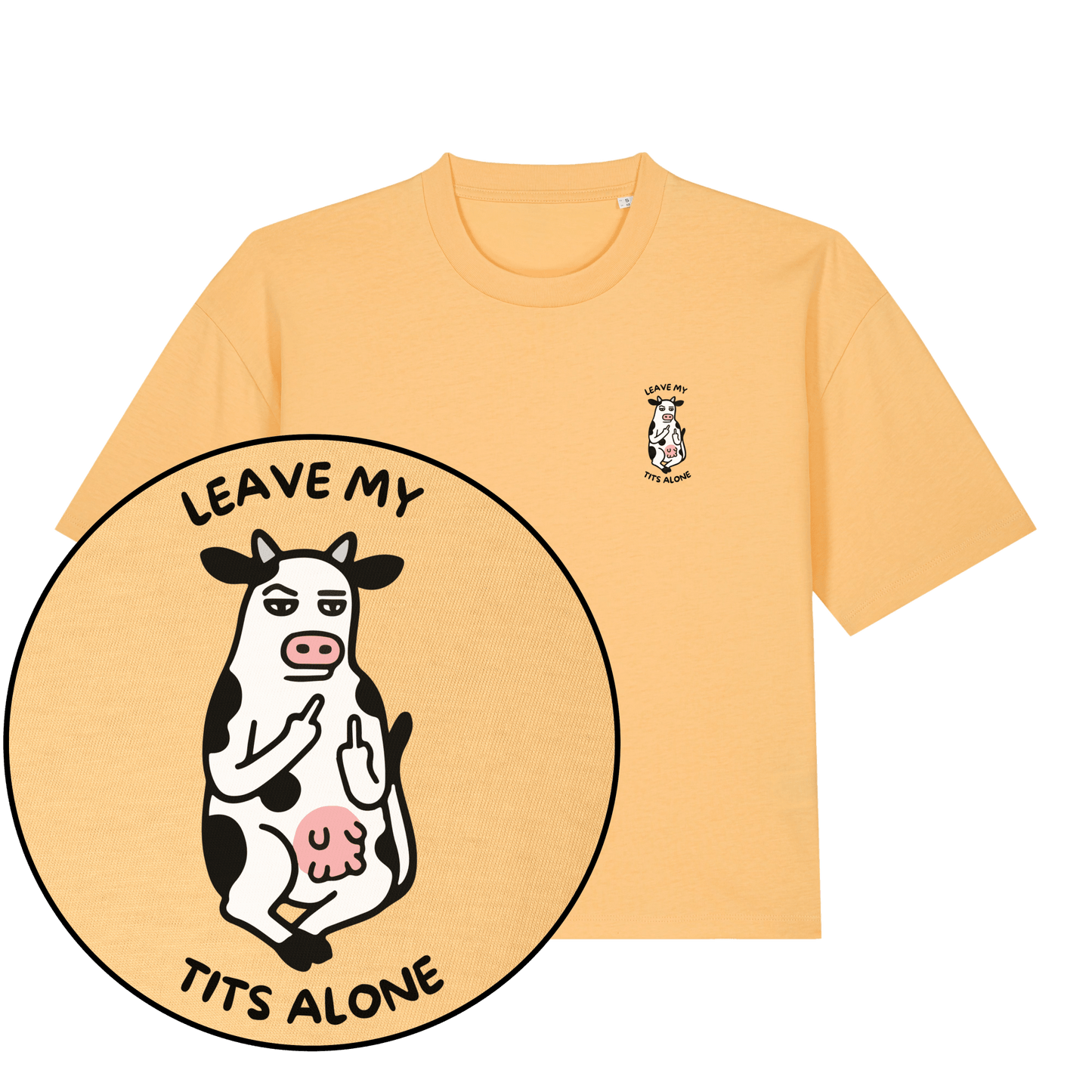 Leave My Tits Alone Women's Boxy T-Shirt - Vegan America