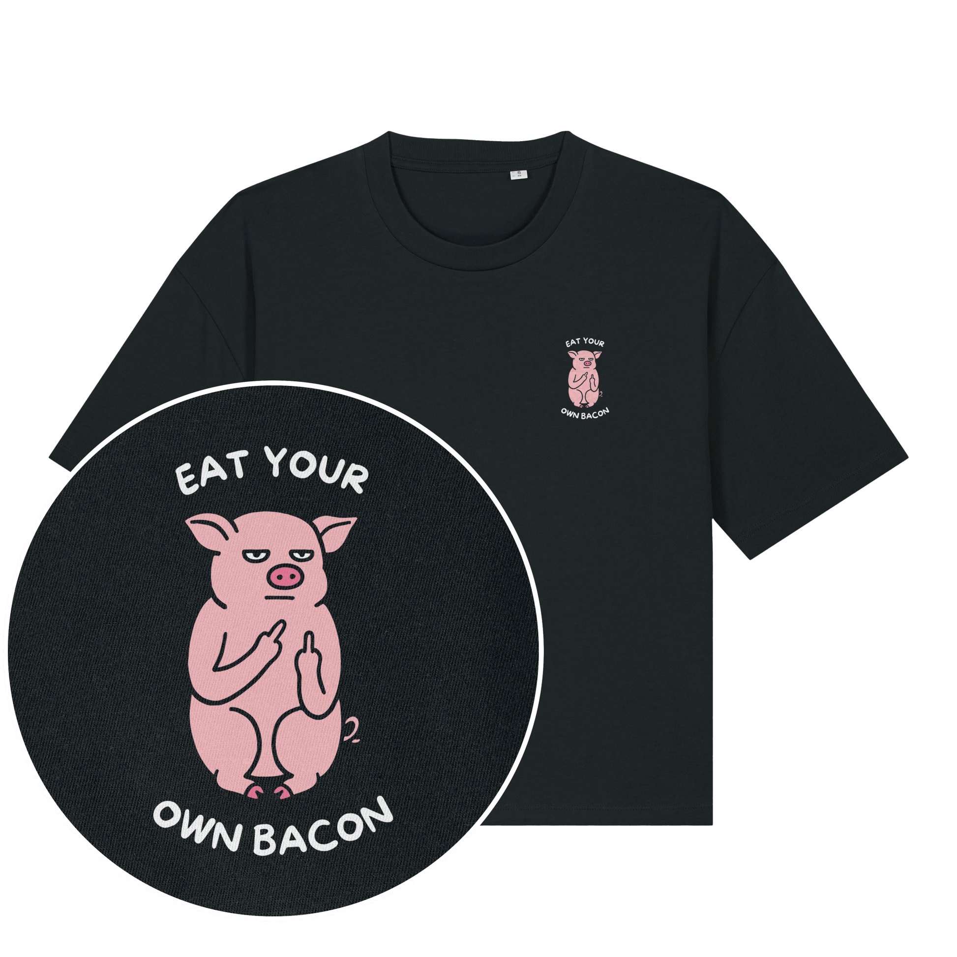 Eat Your Own Bacon Women's Boxy T-Shirt - Vegan America