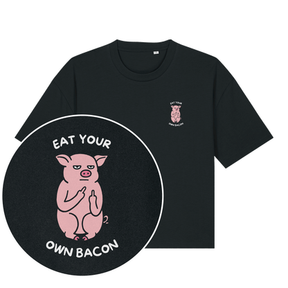 Eat Your Own Bacon Women's Boxy T-Shirt - Vegan America
