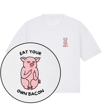 Eat Your Own Bacon Women's Boxy T-Shirt - Vegan America