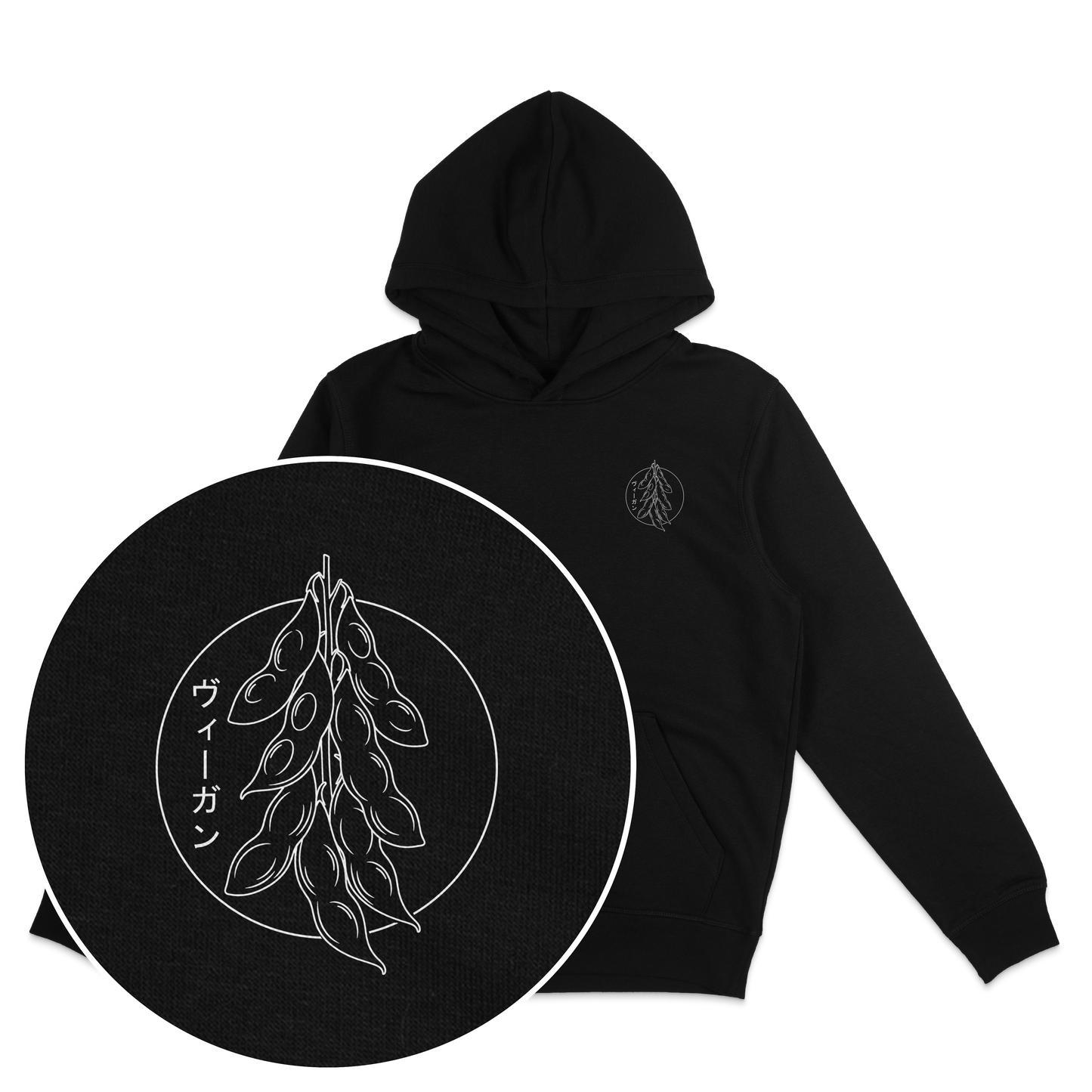 Japanese Vegan Streetwear Hoodie