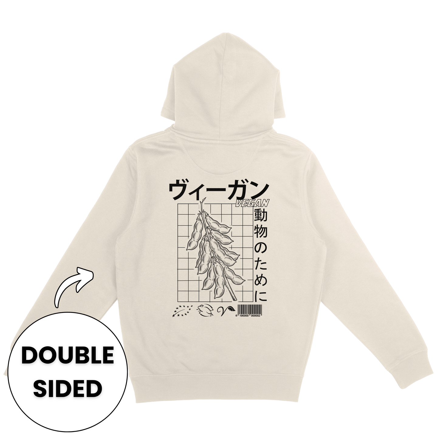 Japanese Vegan Streetwear Hoodie
