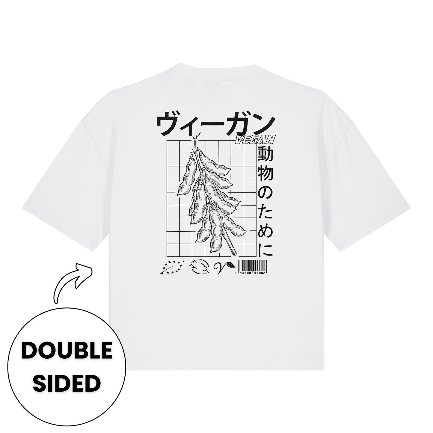 Japanese Vegan Streetwear Women's Boxy T-Shirt
