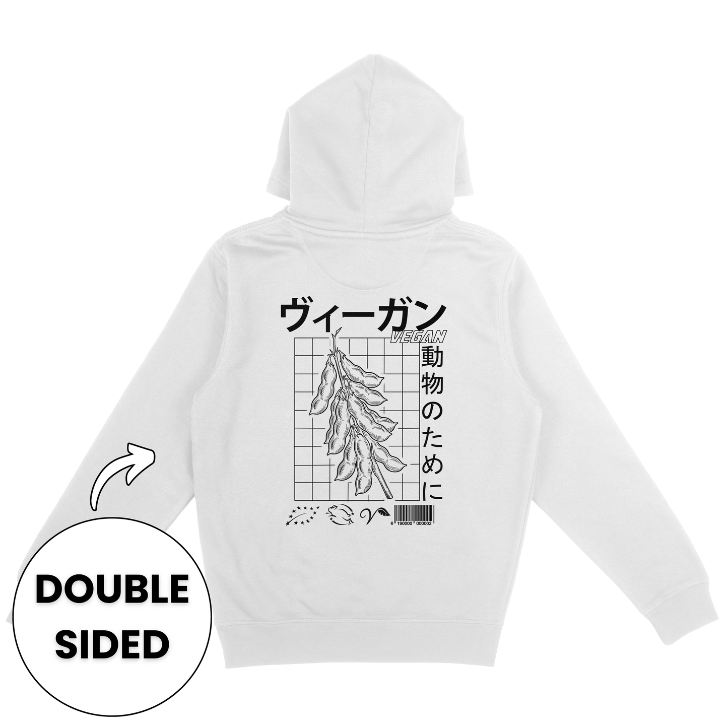 Japanese Vegan Streetwear Hoodie