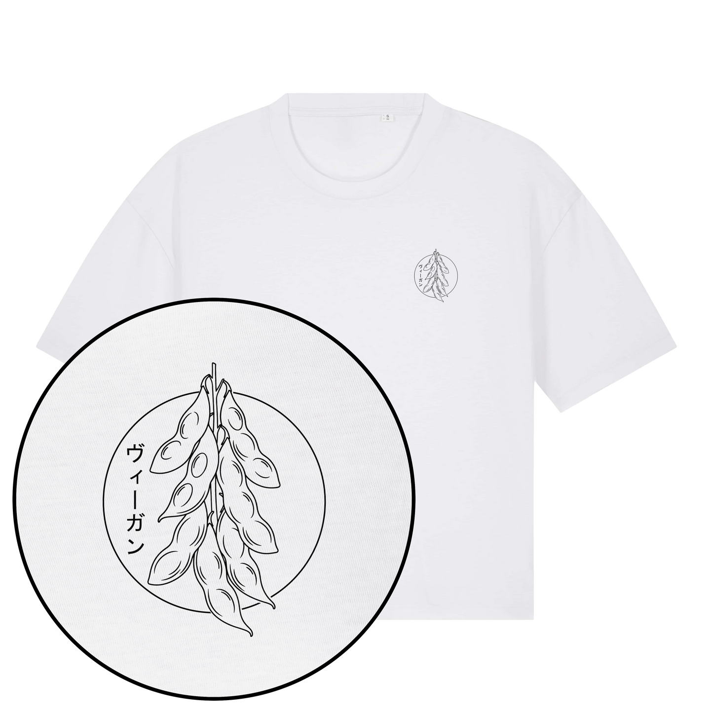 Japanese Vegan Streetwear Women's Boxy T-Shirt