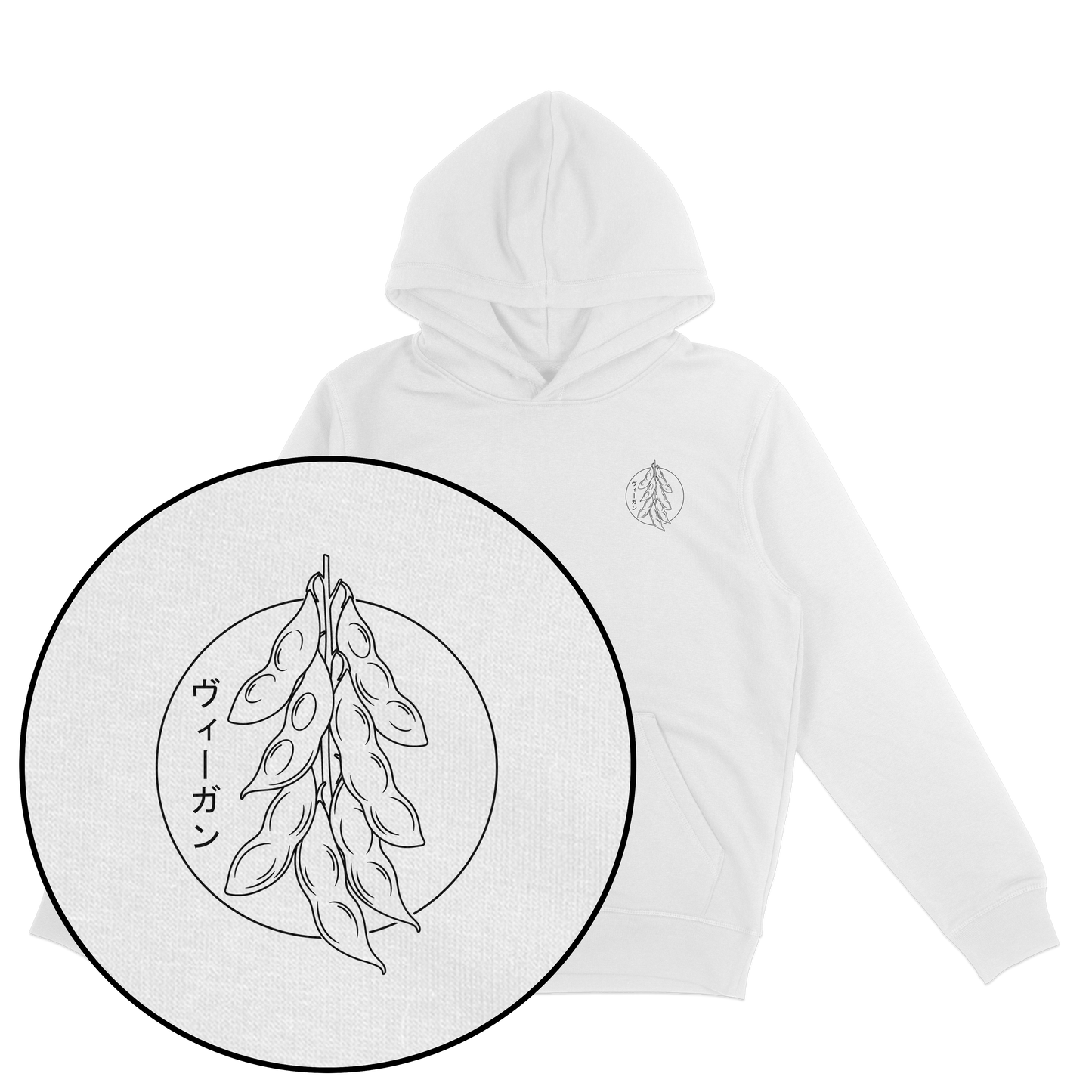 Japanese Vegan Streetwear Hoodie