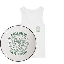 Friends Not Food Green Women's Tank Top - Vegan America