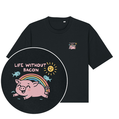 Life Without Bacon Women's Boxy T-Shirt - Vegan America