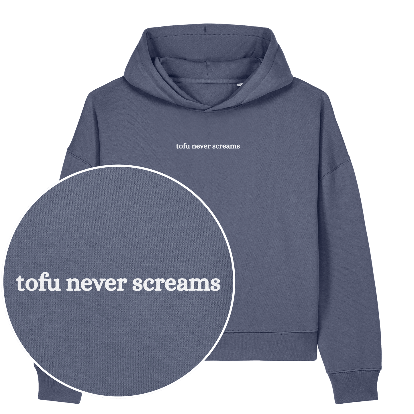 Tofu Never Screams Women's Hoodie - Vegan America