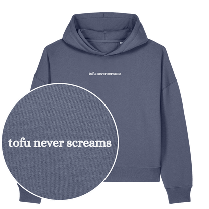Tofu Never Screams Women's Hoodie - Vegan America