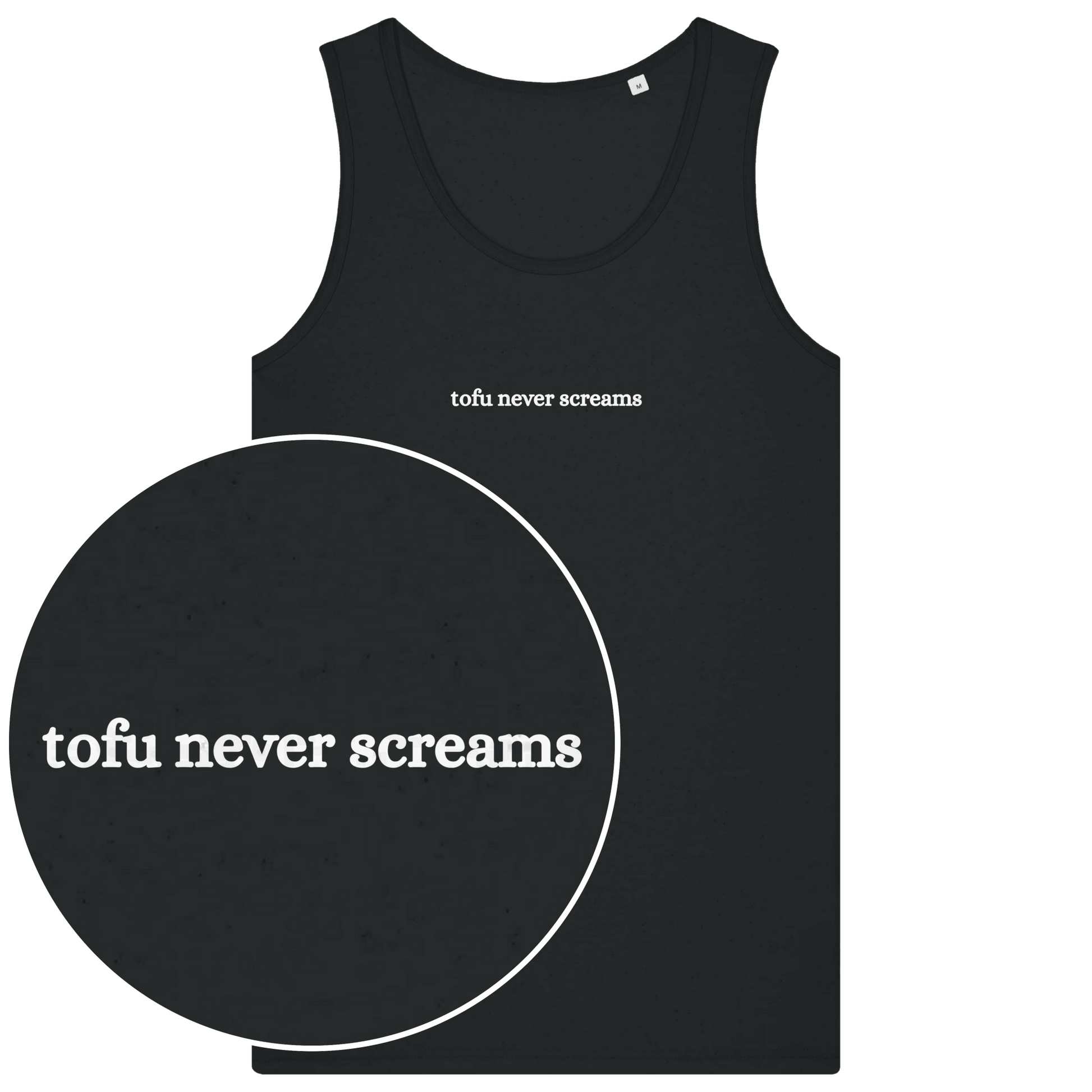 Tofu Never Screams Men's Tank Top - Vegan America