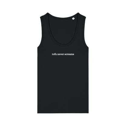 Tofu Never Screams Women's Tank Top - Vegan America