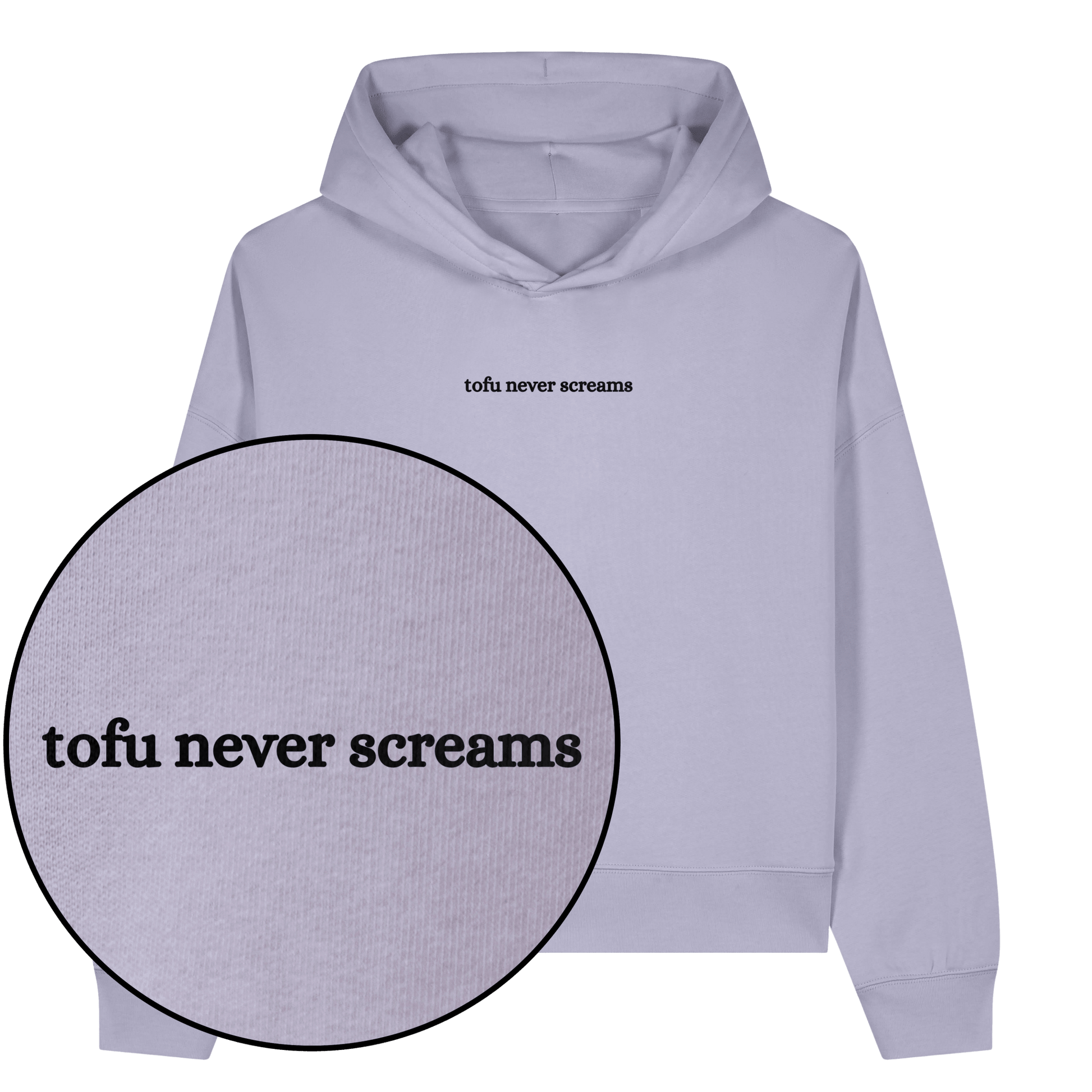 Tofu Never Screams Women's Hoodie - Vegan America