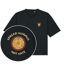 Spread Hummus Not Hate Women's Boxy T-Shirt - Vegan America