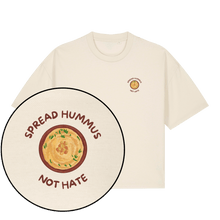 Spread Hummus Not Hate Women's Boxy T-Shirt - Vegan America