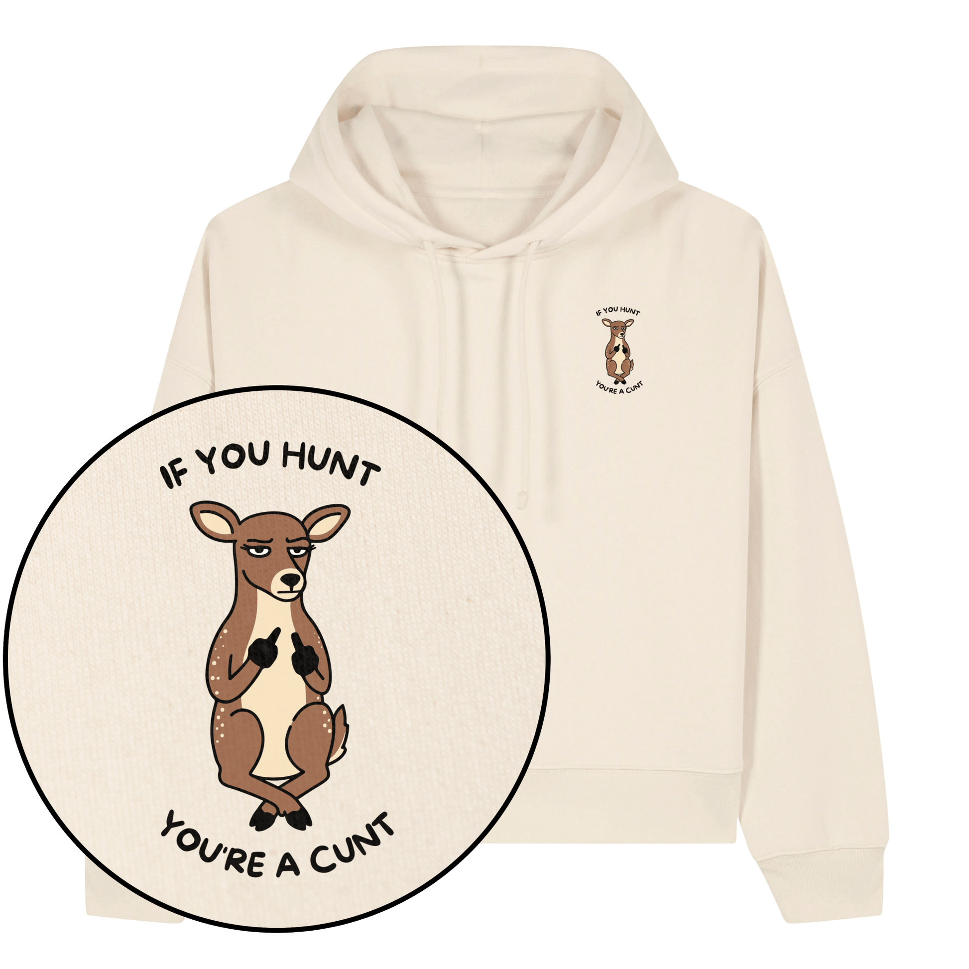 If You Hunt Women's Hoodie - Vegan America