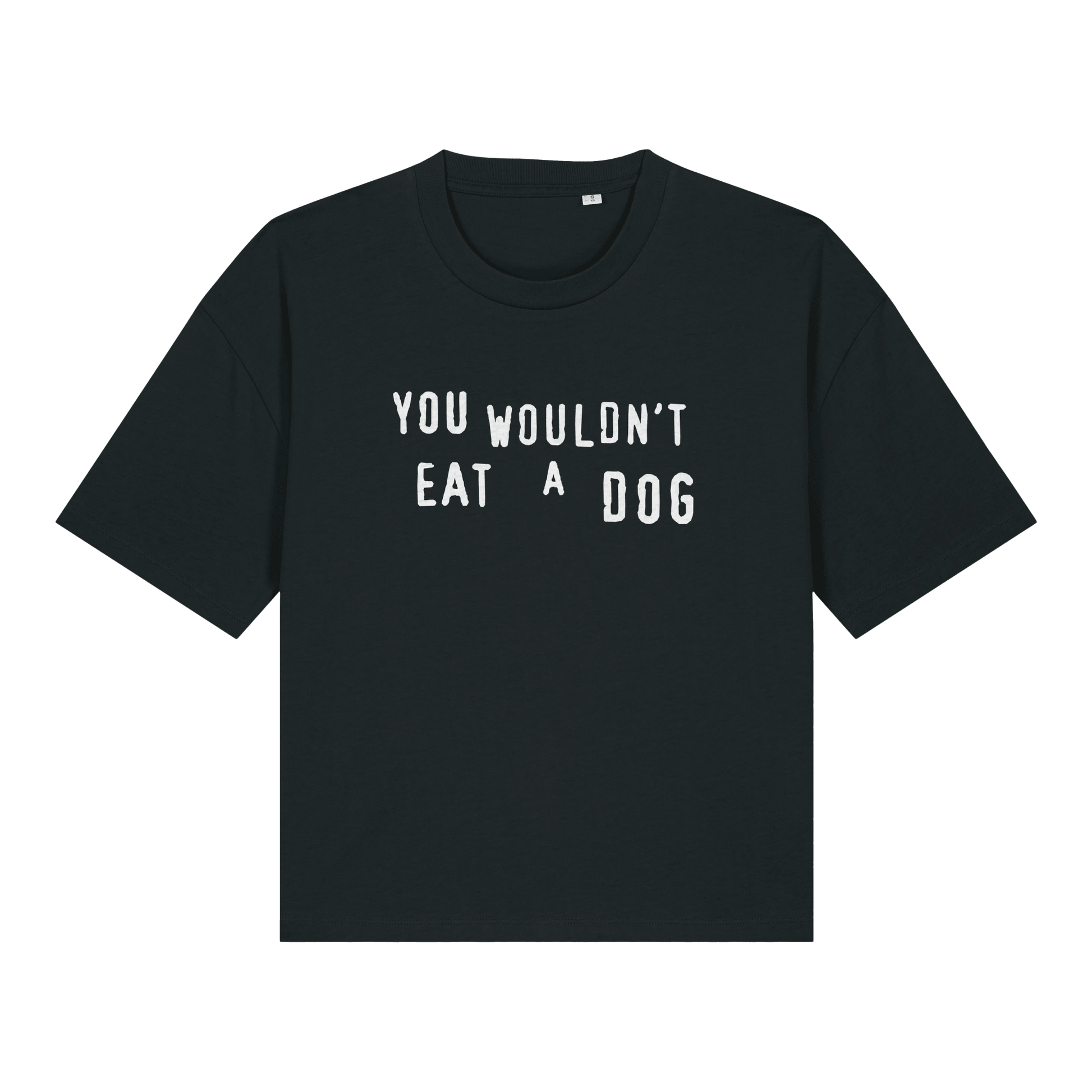 You Wouldn't Eat A Dog Women's Boxy T-Shirt - Vegan America