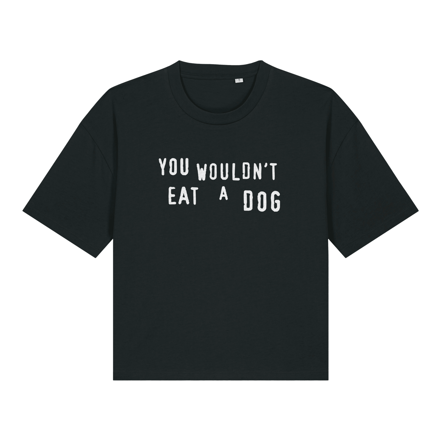 You Wouldn't Eat A Dog Women's Boxy T-Shirt - Vegan America