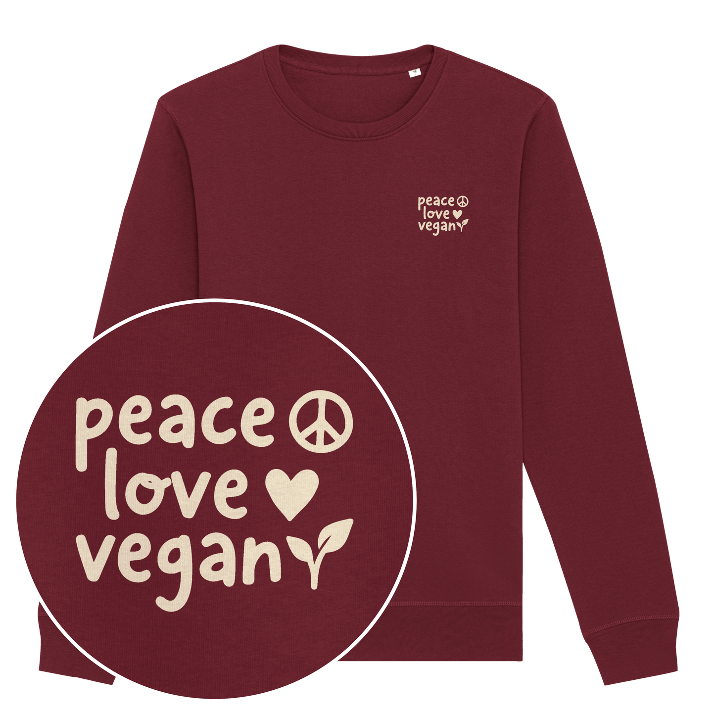 Peace Love Vegan Sweatshirt