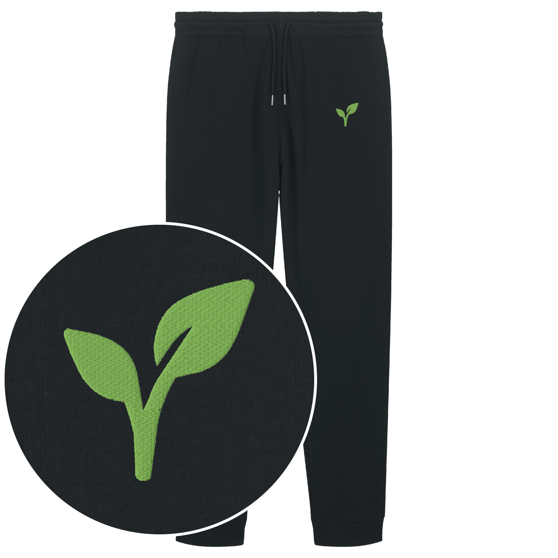 Vegan Logo Joggers (Embroidered) - Vegan America