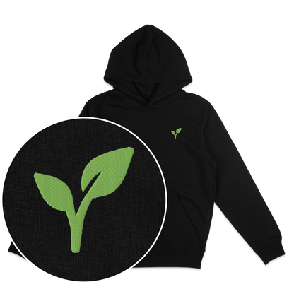 Vegan Logo Hoodie (Embroidered) - Vegan America