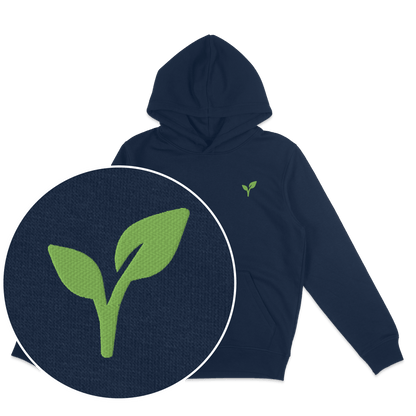 Vegan Logo Hoodie (Embroidered) - Vegan America