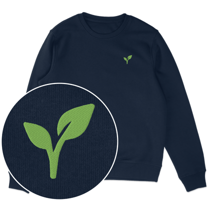 Vegan Logo Sweatshirt (Embroidered) - Vegan America