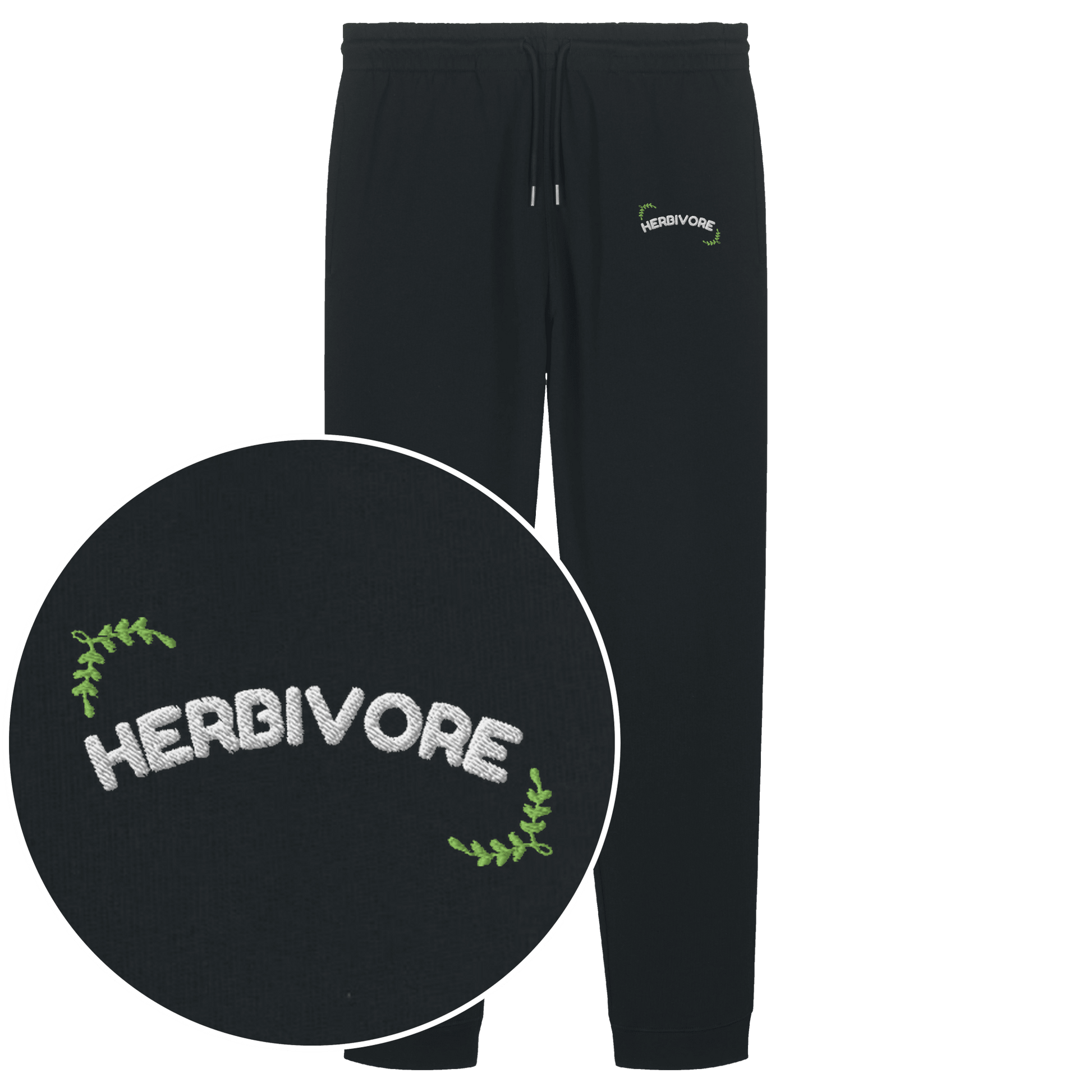 Herbivore Joggers (Embroidered) - Vegan America