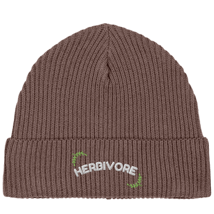 Herbivore Beanie (Embroidered) - Vegan America