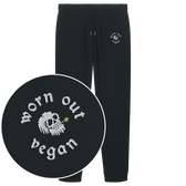 Worn Out Vegan Joggers (Embroidered) - Vegan America