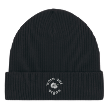 Worn Out Vegan Beanie (Embroidered) - Vegan America