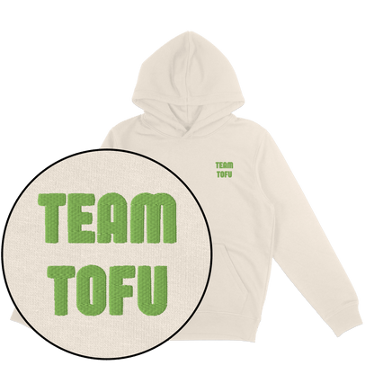 Team Tofu Hoodie (Embroidered) - Vegan America