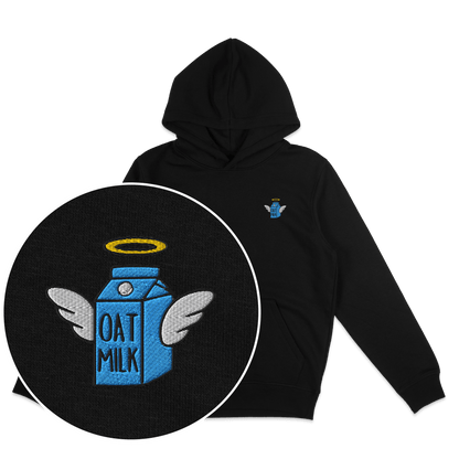 Oat Milk Hoodie (Embroidered) - Vegan America