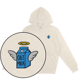 Oat Milk Hoodie (Embroidered) - Vegan America