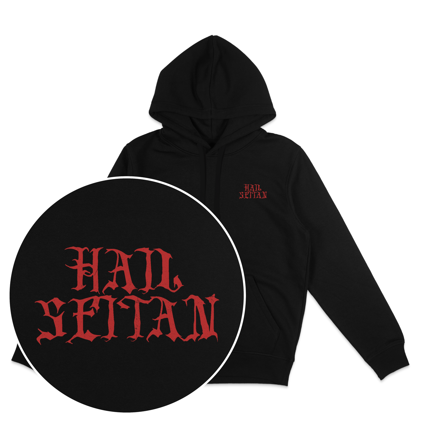 Hail Seitan Double Sided Hoodie
