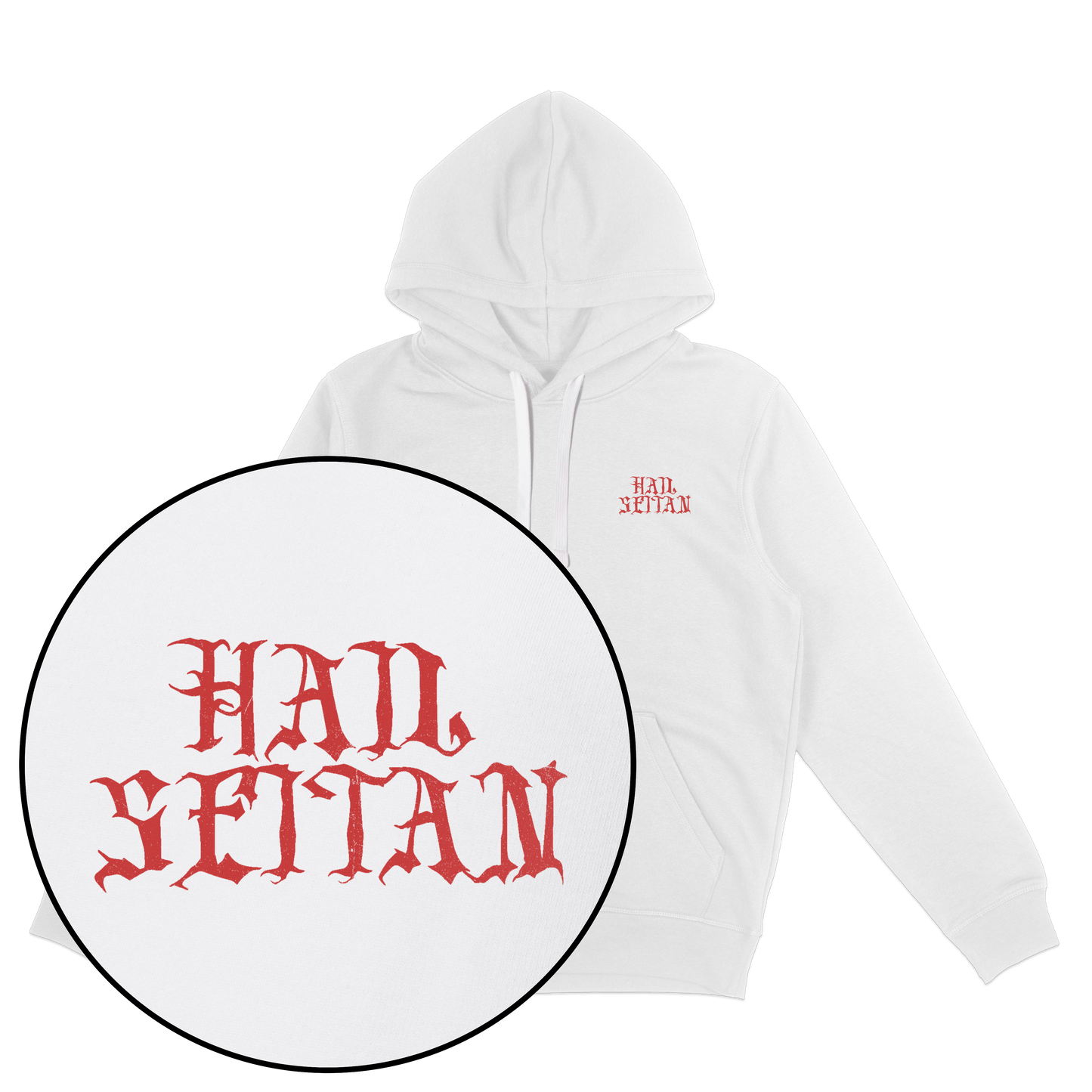 Hail Seitan Double Sided Hoodie