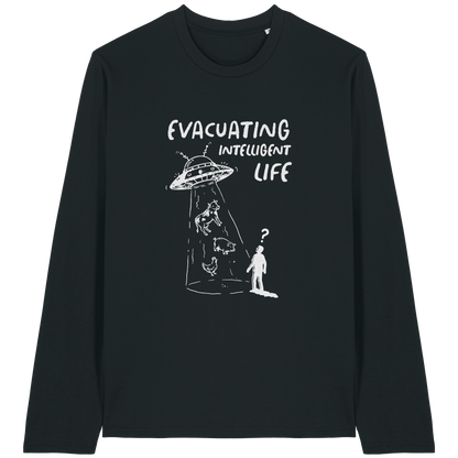 Evacuating Intelligent Life Long Sleeve T-Shirt