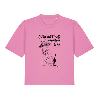 Evacuating Intelligent Life Women's Boxy T-Shirt