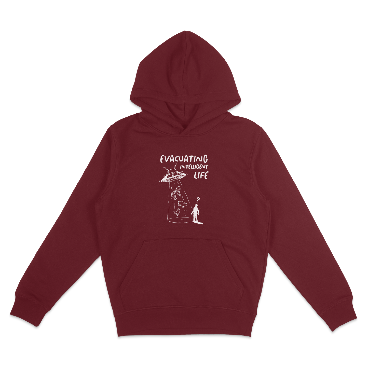 Evacuating Intelligent Life Hoodie